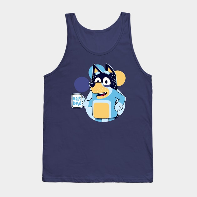 Blue Dad Tank Top by Getsousa